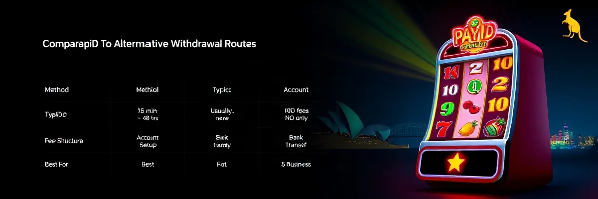 Comparing PayID to Alternative Withdrawal Routes: pokies net australia payid withdrawal guide for players in Australia
